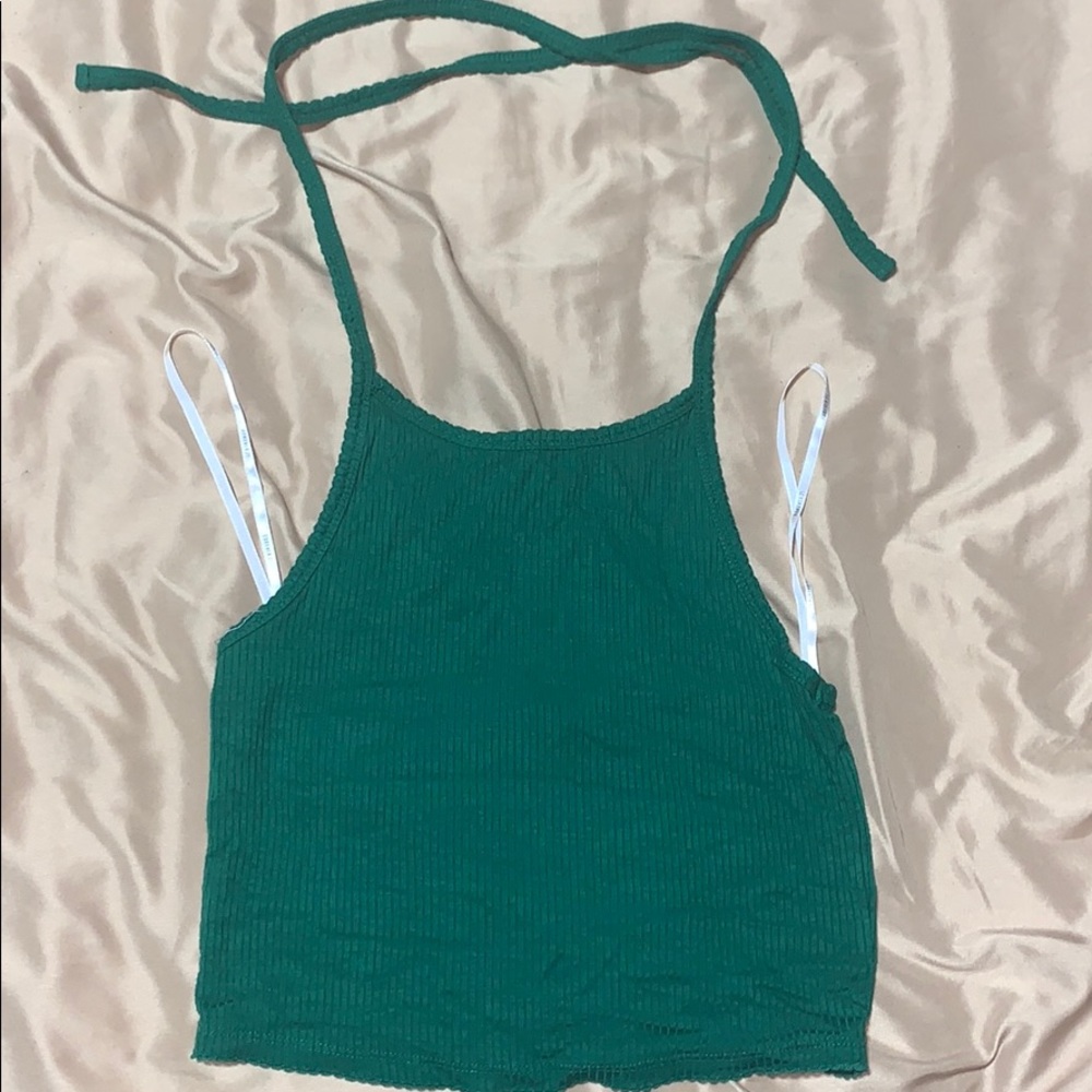 Halter cropped top